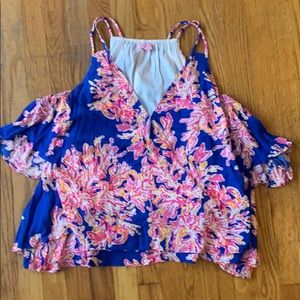 Lilly Pulitzer off the shoulder top